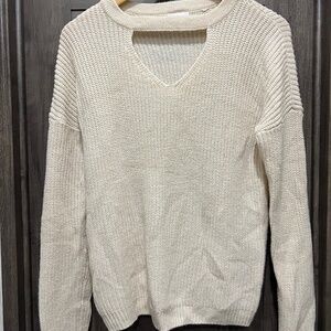 Charming Charlie Cream Sweater